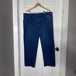Levi's 550‎ Relaxed Fit Dark Wash Jeans Mens W44 L32 Made in USA